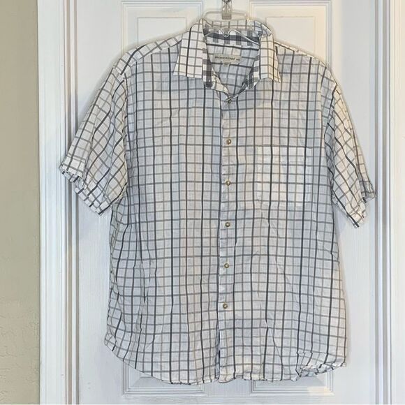 Pronto Uomo Button Down Short Sleeve Shirt Size XXL - Picture 1 of 9